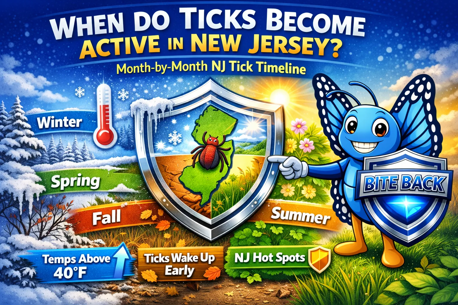 When Do Ticks Become Active In New Jersey Month-By-Month Tick Season Timeline