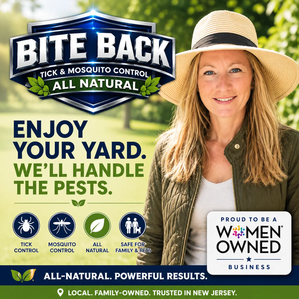 Laurie, Founder Of Bite Back Tick And Mosquito Control In New Jersey