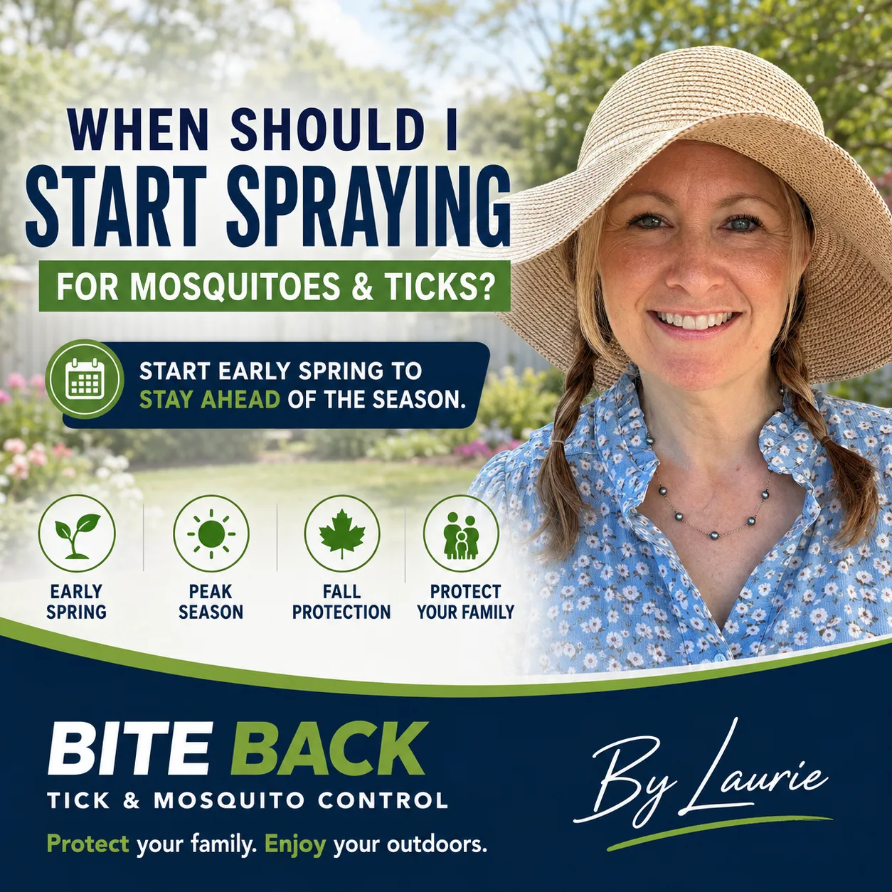 Laurie From Bite Back Tick And Mosquito Control With Early Spring Mosquito And Tick Treatment Timing Tips For New Jersey Families
